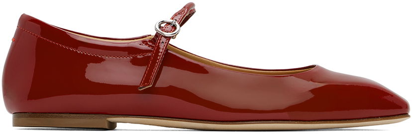 Odjeća Aeyde Aeyde Uma Ballerina Flats Crvena | A11-FL-RAZS08FL-123-406-048