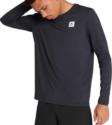 Majica kratkih rukava Saysky Reflective Logo Pace Long Sleeve T-Shirt Siva | omrls20c9001-omrls20c9001, 0