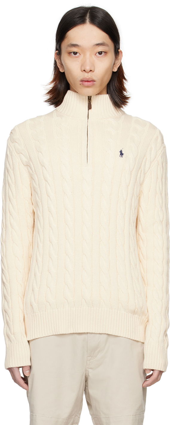 Džemper Polo by Ralph Lauren Embroidered Sweater Bež | 710810841015, 0