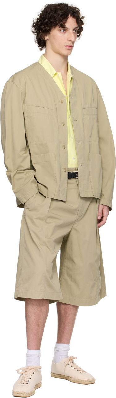 Košulja LEMAIRE Lemaire Collarless Overshirt Bež | OV1011 LF1352, 3