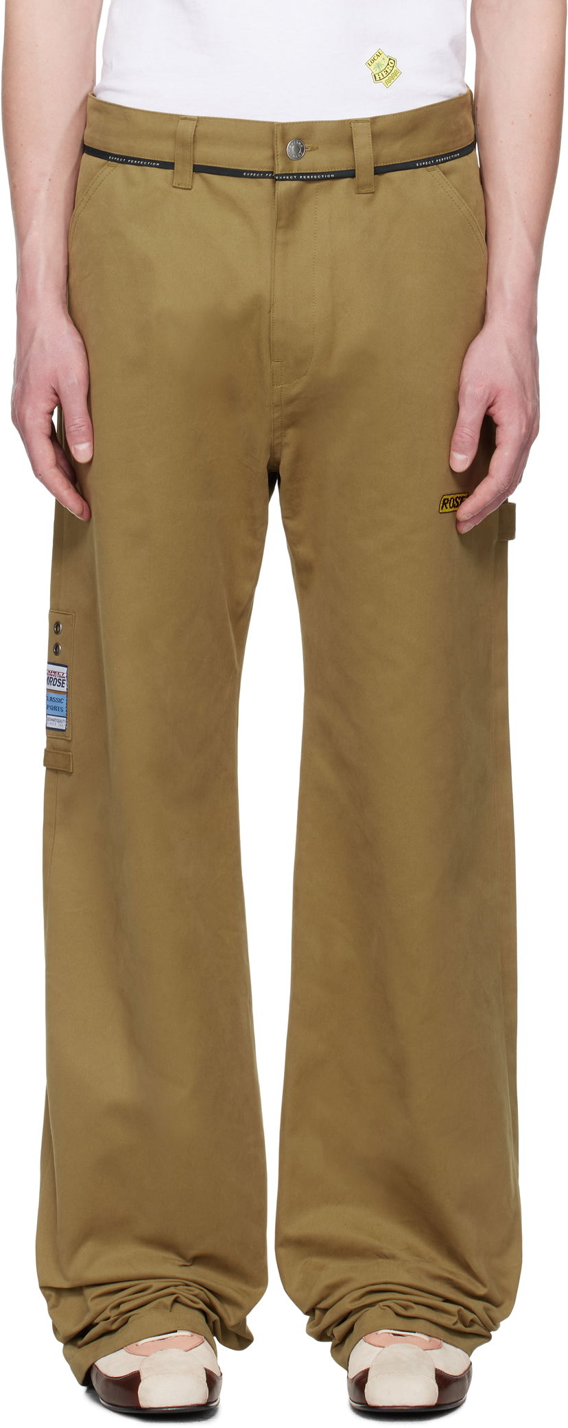 Cargo hlače Martine Rose Martine Rose Carpenter Trousers Zelena | 843WP02411