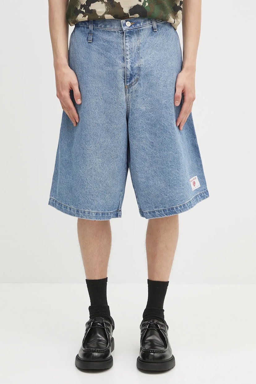Kratke hlače Human Made Human Made Denim Shorts Plava | HM29PT017