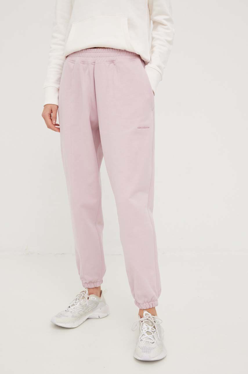Trenirka New Balance sweatpatns Ružičasta | WP23553VSW, 0