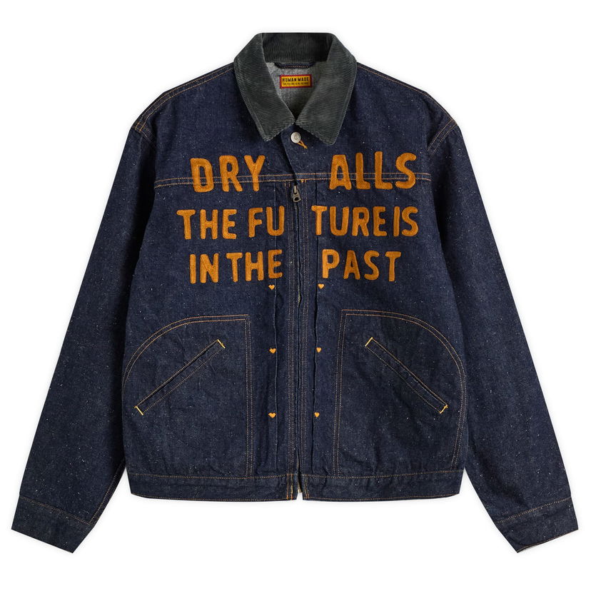 Jakna Human Made Zip Denim Work Jacket Tamnoplava | HM30JK005-IND