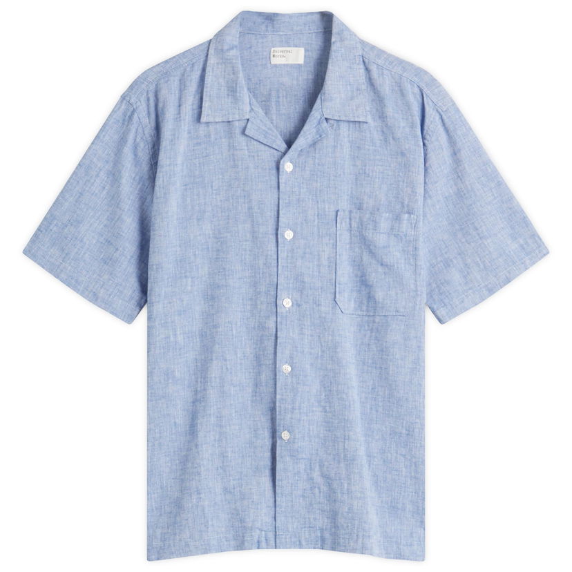 Košulja Universal Works Universal Works Linen Road Shirt, Size Medium Plava | 32604-BLU