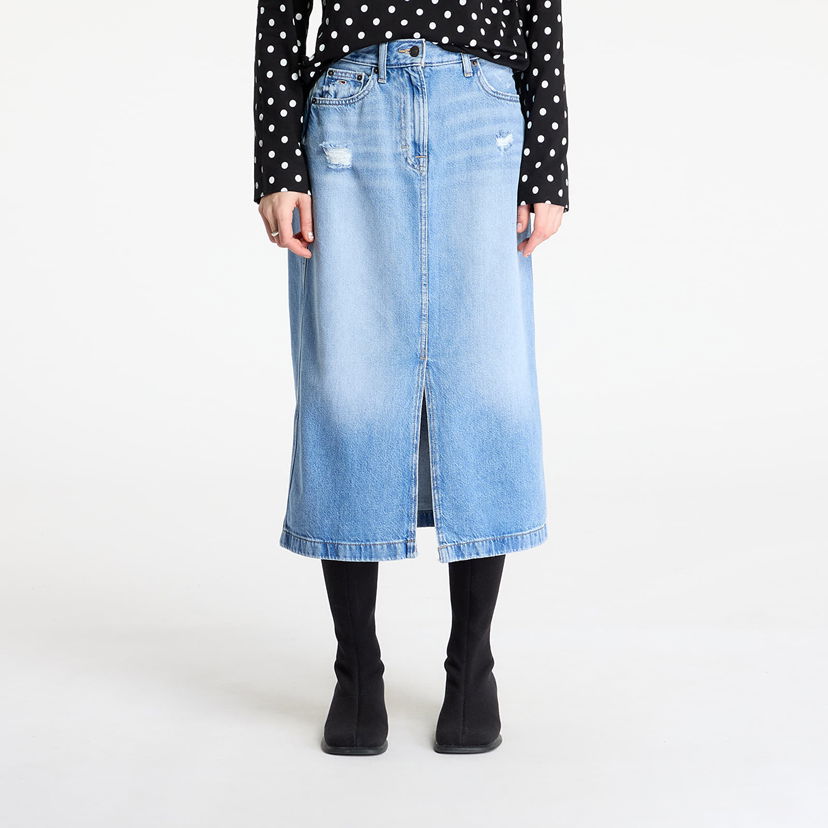 Suknja Tommy Hilfiger Tommy Jeans Claire Midi Denim Skirt Plava | DW0DW21292 1AB