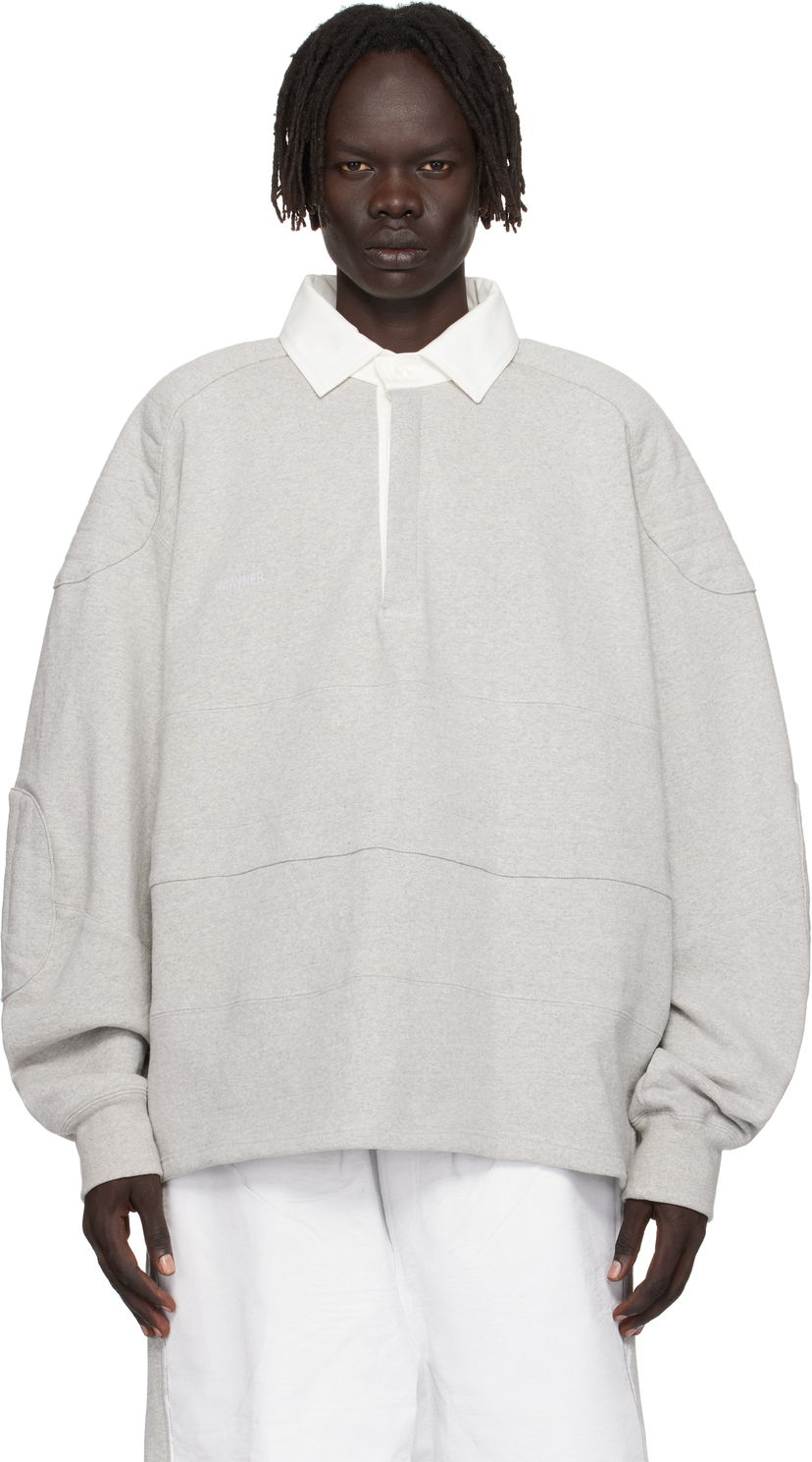 Polo majica HED MAYNER Hed Mayner Paneled Polo Siva | HMMB72021R-HB211