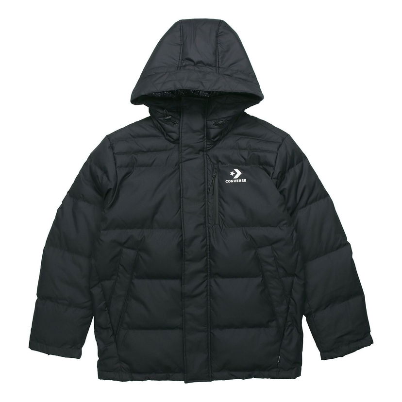 Pernata jakna Converse Feather Down Jacket Crna | 10019321-A02