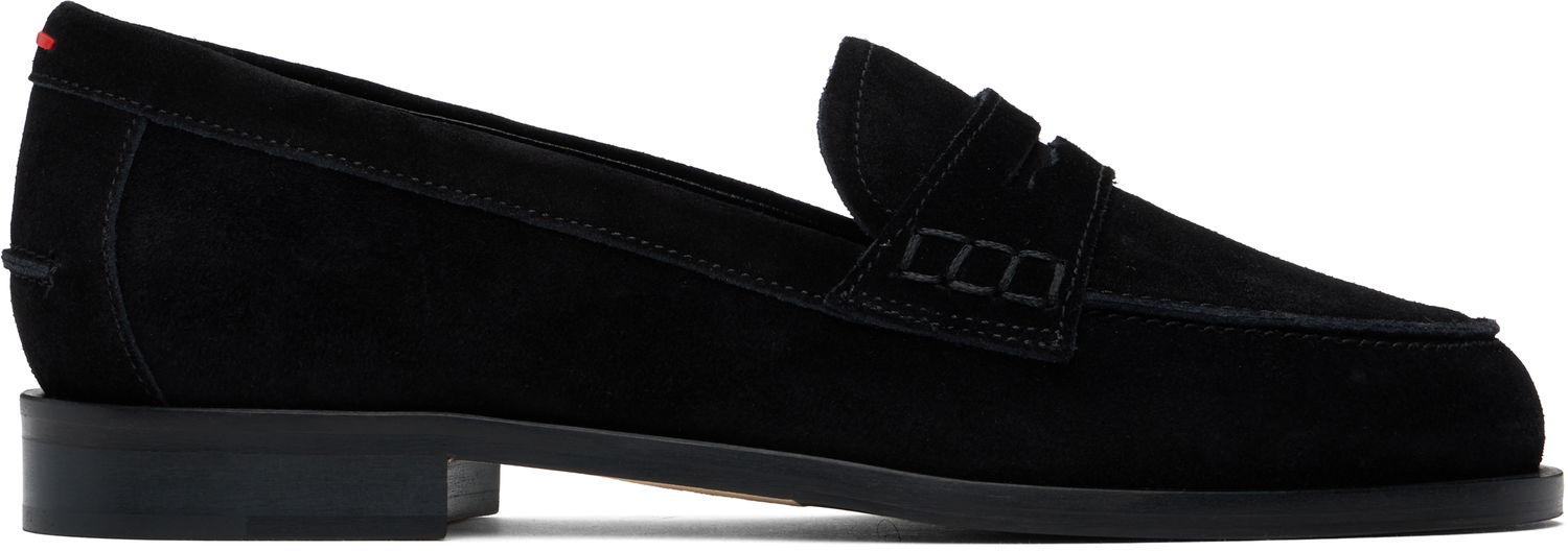 Njega cipela Aeyde Aeyde Oscar Suede Loafers Crna | A11-FL-VRNR15FL50-FW24-800-022, 0