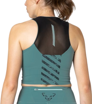 Majica bez rukava Dynafit Dynafit Trail Crop Top Zelena | 08-0000071903-3091, 1
