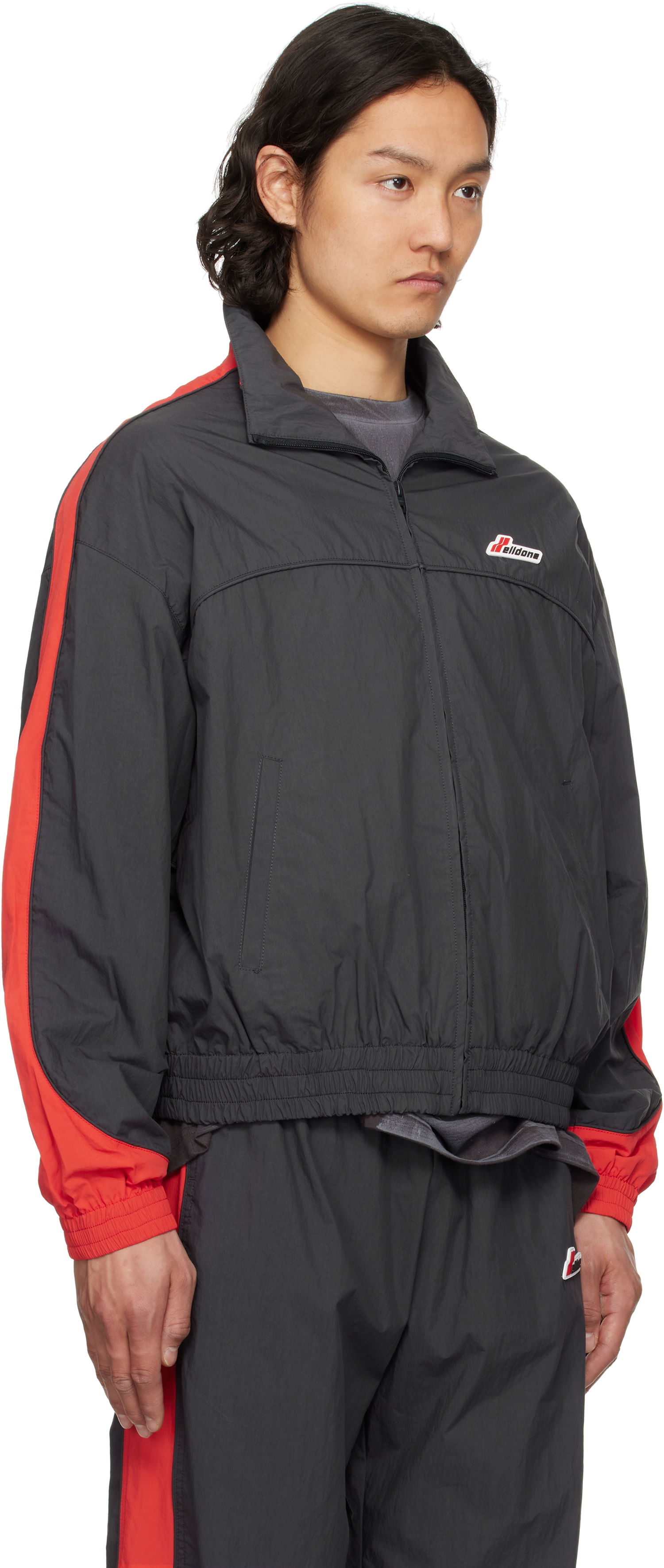 Vjetrovka We11done We11done Colorblock Track Jacket Crna | WD-JP1-25-059-U-CH, 1