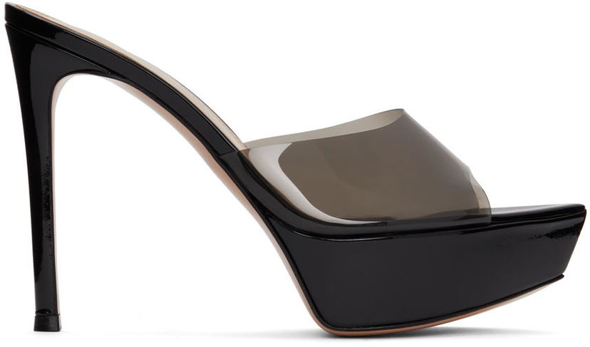 Tenisice i cipele Gianvito Rossi Gianvito Rossi Betty Heeled Platform Sandals Crna | G17240-85RIC-GSV