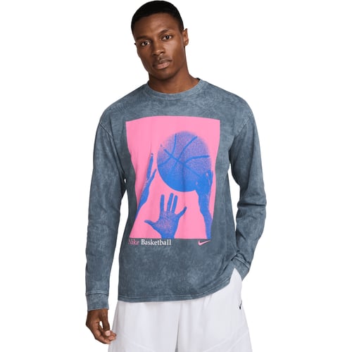 Majica kratkih rukava Nike Long Sleeve Basketball Graphic T-Shirt Plava | HJ3339