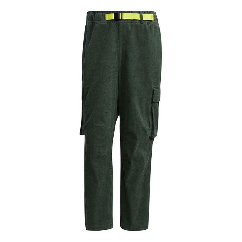 Cargo hlače adidas Originals Cargo Pocket Corduroy Pants Zelena | GP1813