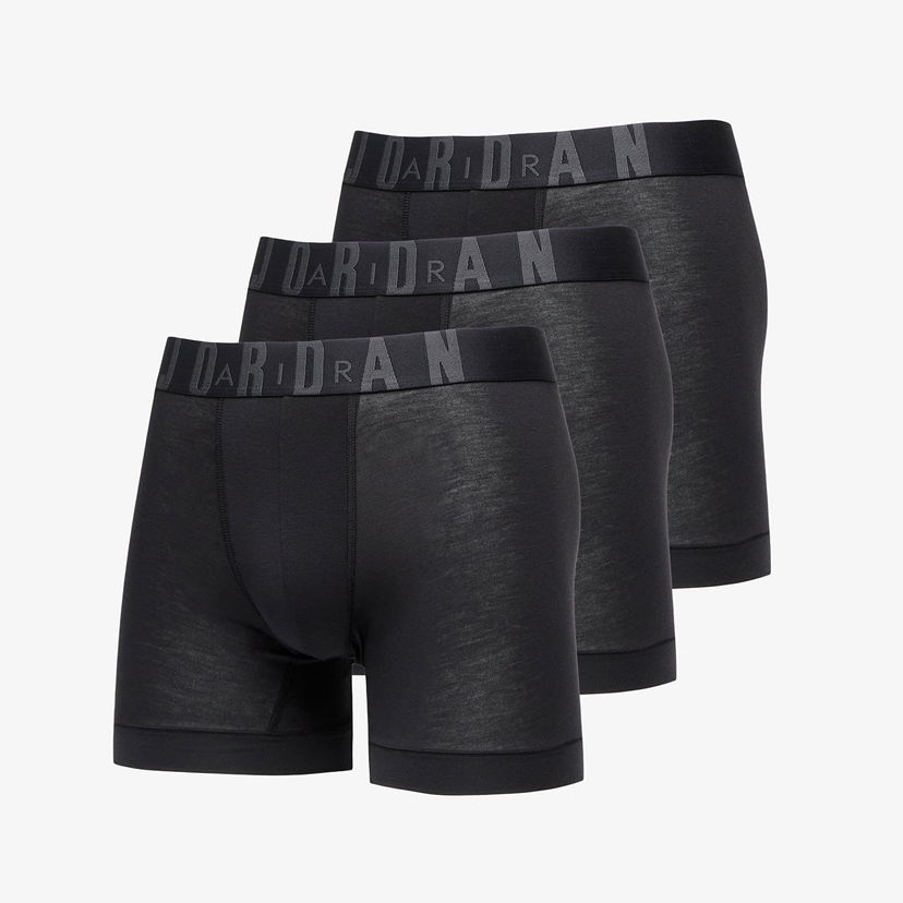 Donje rublje i čarape Jordan Jordan Flight Modal Boxer 3-Pack Black S Crna | JM0621-023