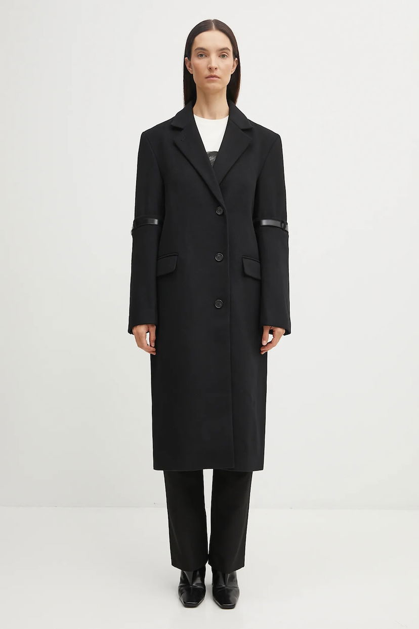 Kaputi Coperni Coperni Belted Wool Blend Coat Crna | COPM14F1011