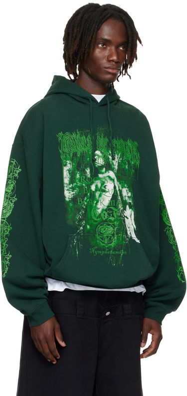 Dukserice VETEMENTS Vetements Cradle of Filth Nymphetamine Oversized Hoodie Zelena | UCF76HD750E, 1