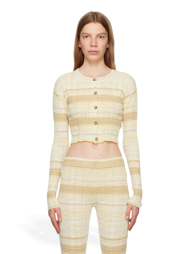 Džemper Acne Studios x SSENSE Cardigan Bež | FN-WN-KNIT000563