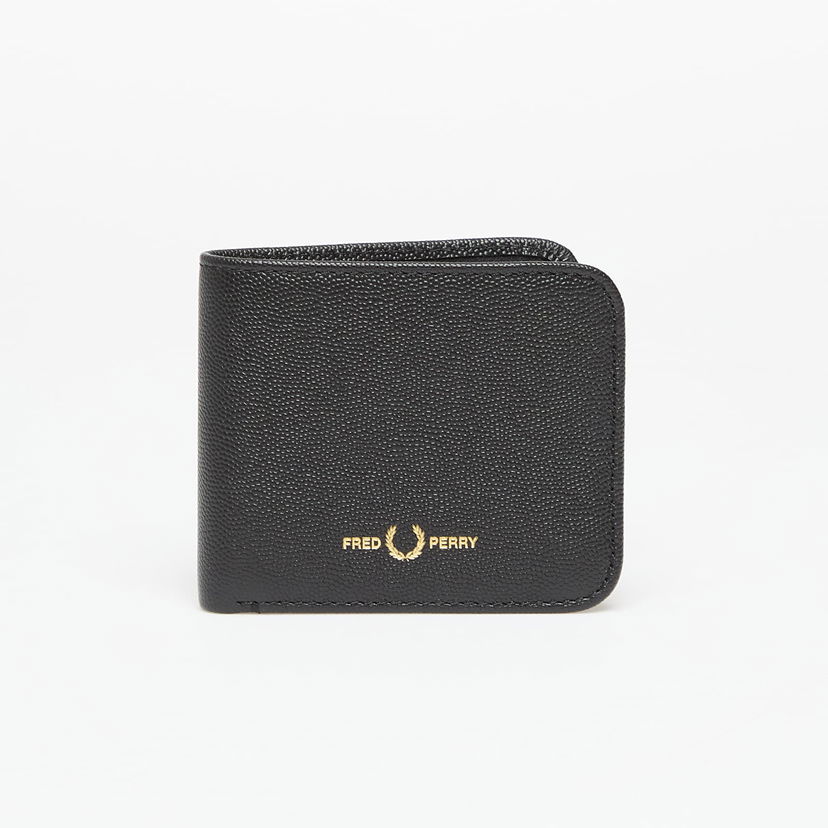 Novčanik Fred Perry Fred Perry Scotchgrain Leather Wallet Crna | L1197 102
