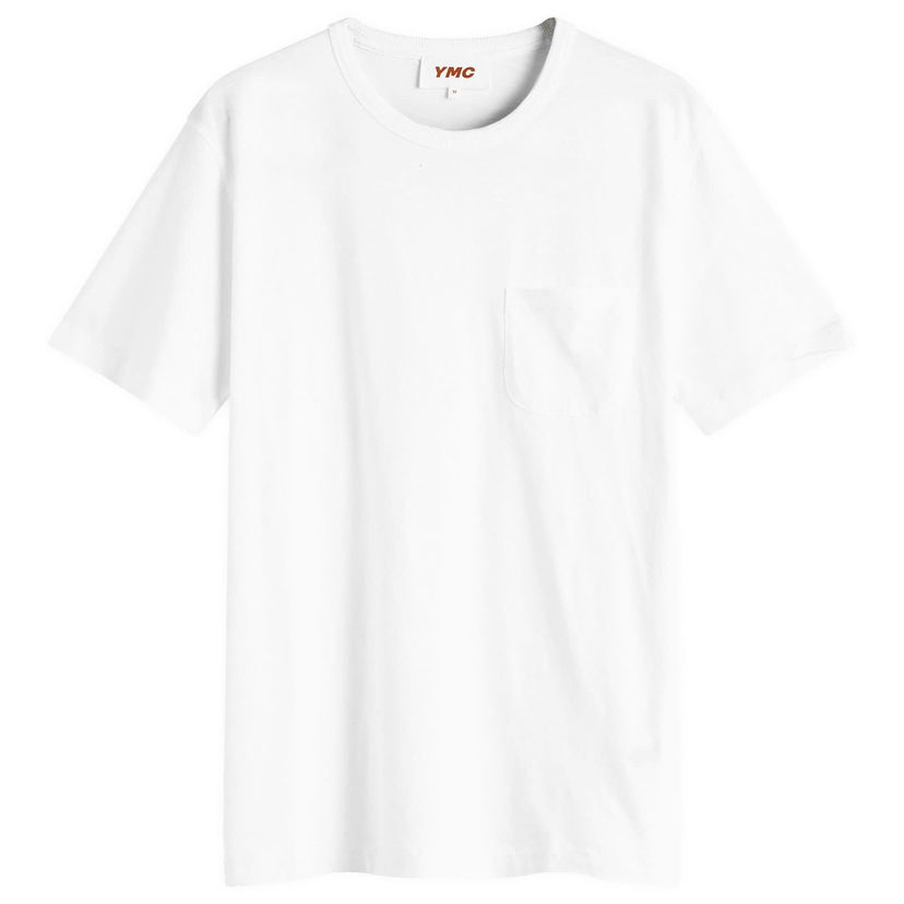 Majica kratkih rukava YMC Wild Ones Pocket T-Shirt Bijela | P6AZG-10