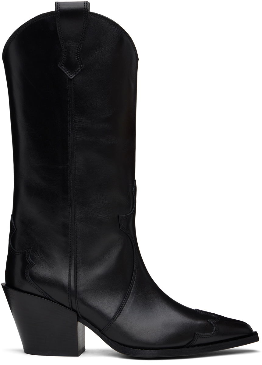 Odjeća Aeyde Aeyde Ariel Western Boots Crna | A11-AB-TBUP75CH-222-800-001, 0