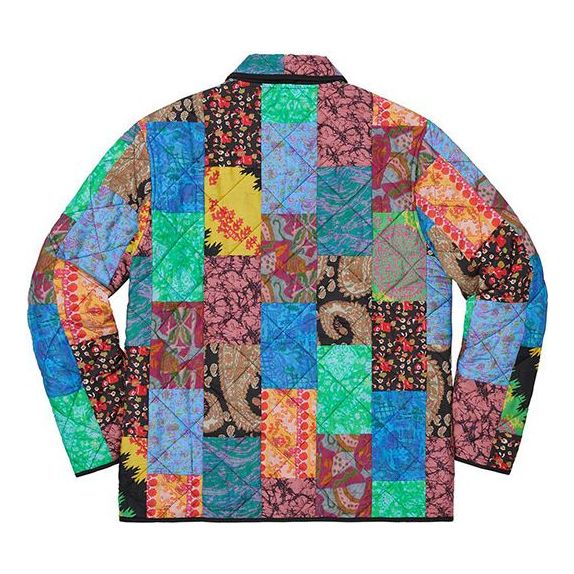 Pernata jakna Supreme Reversible Patchwork Quilted Jacket Višebojno | SUP-SS19-10160