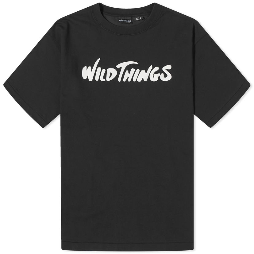 Majica kratkih rukava Wild things Logo T-Shirt Crna | WT241-22-BLK