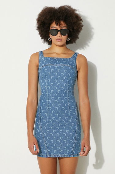 Haljina Marine Serre Denim Mini Dress Plava | WDR056A, 0