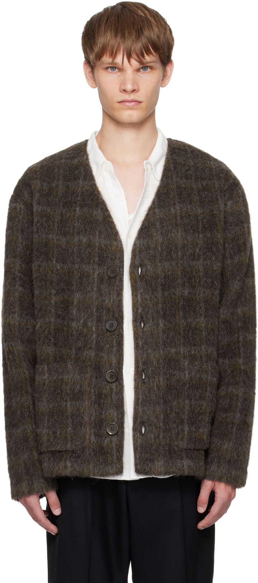 Džemper OUR LEGACY OUR LEGACY Wool Cardigan Smeđa | M4256CD