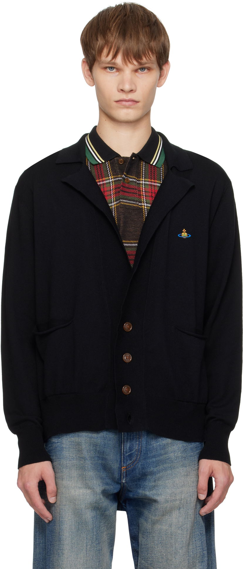 Džemper Vivienne Westwood Vivienne Westwood Samuel Cardigan Crna | 2701002M-Y001V-