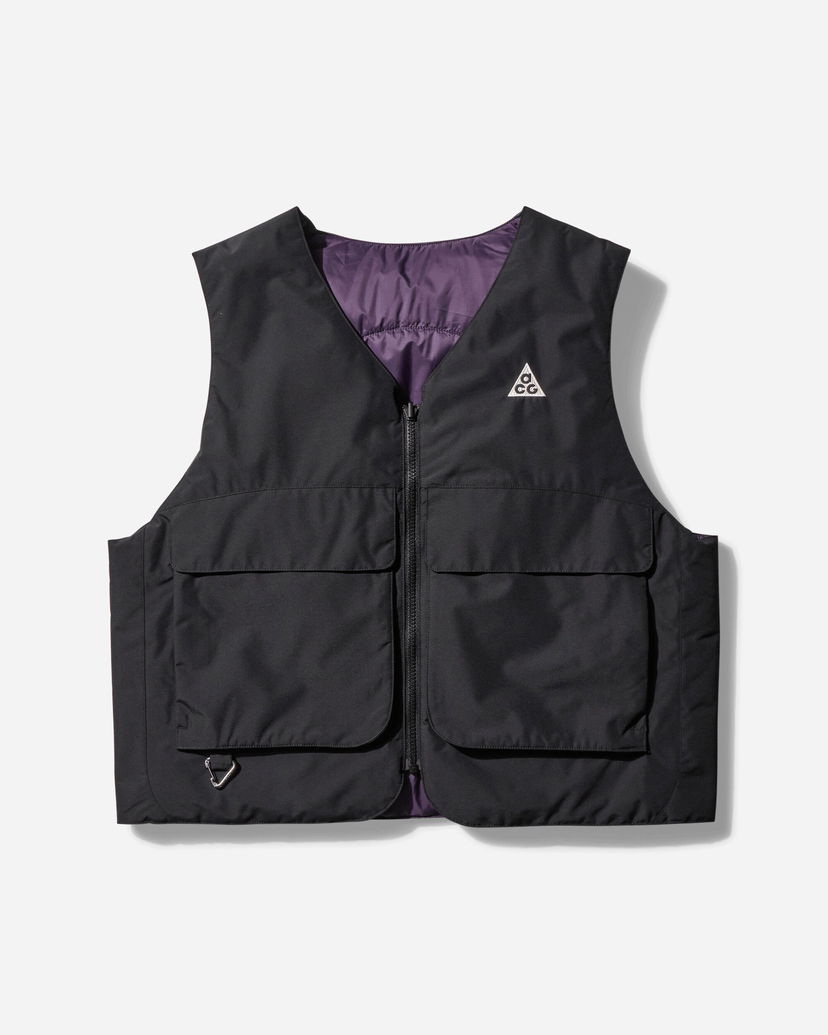 Prsluk Nike ACG ACG Skull Peak PrimaLoft Reversible Vest Black / Dark Raisin Crna | FV8694-010
