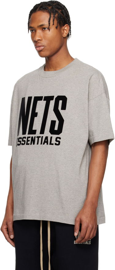 Majica kratkih rukava Fear of God Fear of God ESSENTIALS NBA Nets Short Sleeve T-Shirt Siva | 125AL244105F, 3