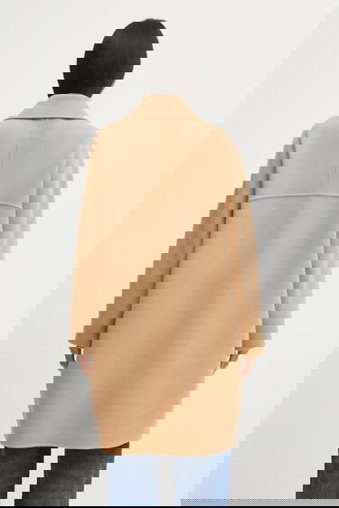 Kaputi MAISON KITSUNÉ Maison Kitsuné Doubleface Coat Bež | PW02211WQ4067, 2