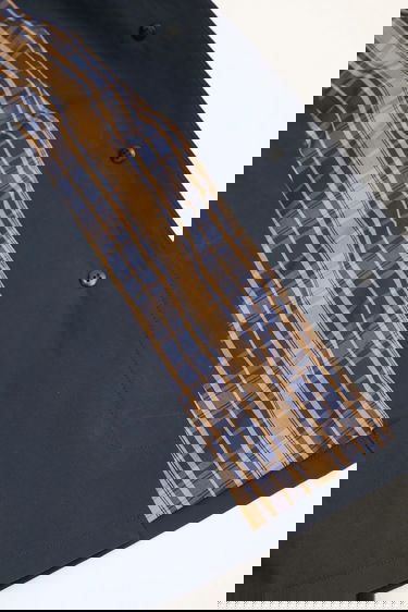 Jakna A.P.C. Becca Oversize Cropped Transitional Jacket with Corduroy Collar Tamnoplava | COHIL.F02990, 4