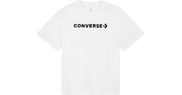 Majica kratkih rukava Converse Strip Wordmark Relaxed Bijela | 10024661-a01-102, 1