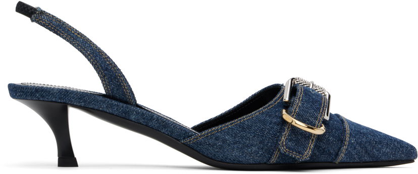 Tenisice i cipele Givenchy Givenchy Voyou Slingback Heels Plava | BE308XE259401