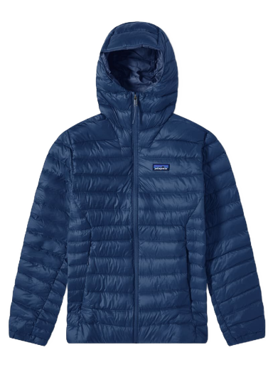 Pernata jakna Patagonia Down Sweater Hoody Tamnoplava | 84702-NENA