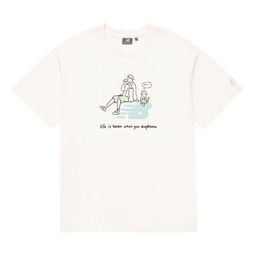 Majica kratkih rukava New Balance Graphic T-Shirt PK Bijela | 5ED26011-IV