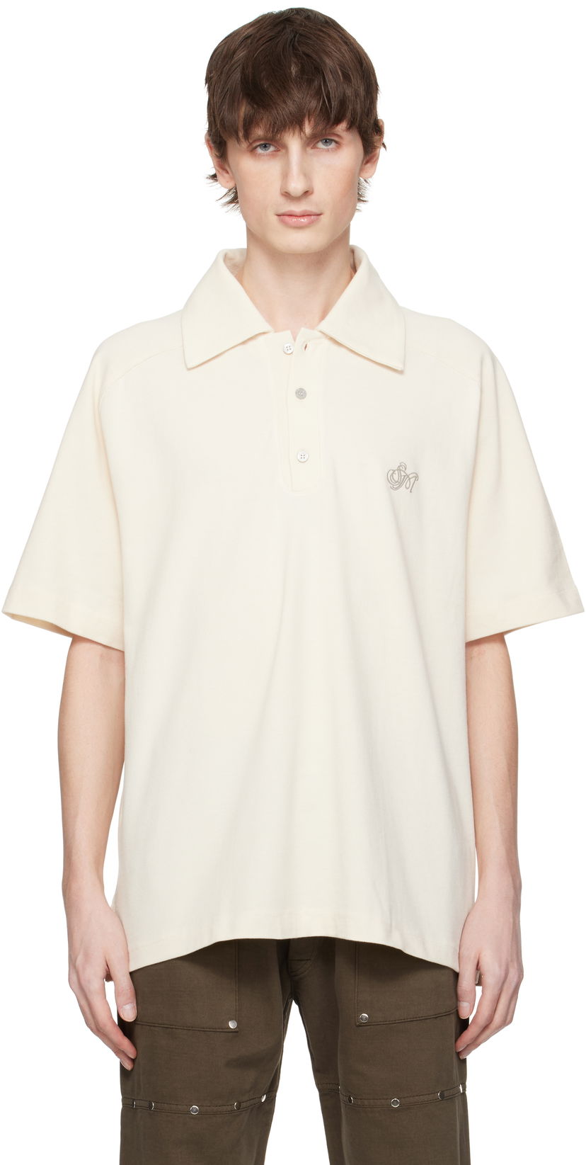 Polo majica Serapis Serapis Sailor Short Sleeve Polo Bijela | SS25_PT_3S