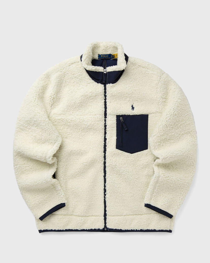 Dukserice Polo by Ralph Lauren Sherpa Fleece Zip-Up Jacket Bijela | 710951701001