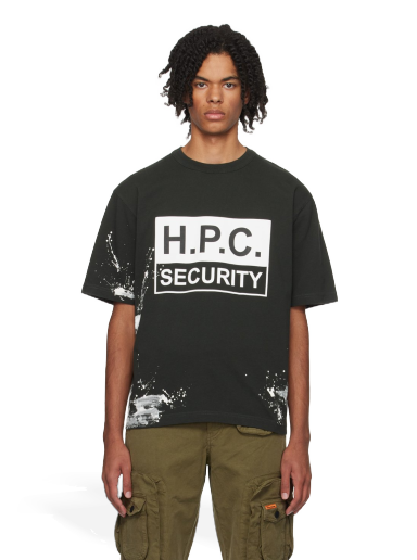 Majica kratkih rukava HERON PRESTON 'H.P.C. Security' T-Shirt Crna | HMAA032F23JER0101001