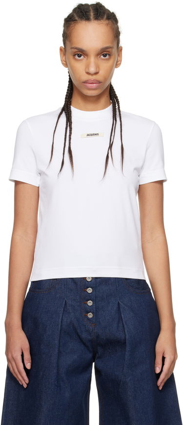 Majica kratkih rukava Jacquemus Black Les Classiques 'Le Crna | 24E241JS133-2031, 4