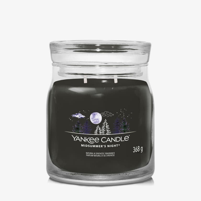 Svijeće Yankee Candle Scented Candle Midsummer's Night Medium Jar 2 Wicks Crna | 40789