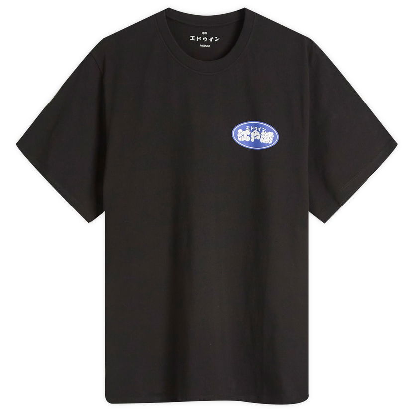 Majica kratkih rukava EDWIN Edo Win T-Shirt Crna | I035006-8967