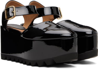 Tenisice i cipele Stella McCartney Stella McCartney Elyse Patent Platform Sandals Crna | 810554APADF0, 3