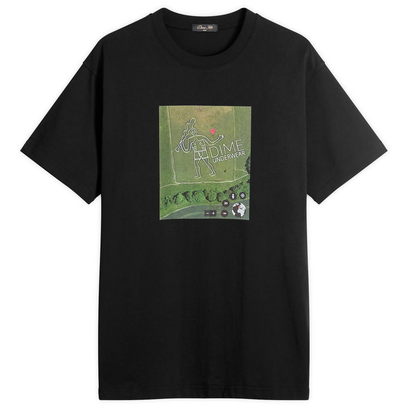 Majica kratkih rukava Dime GPS Graphic Tee, Size Large Crna | DIMESU2555-BLK