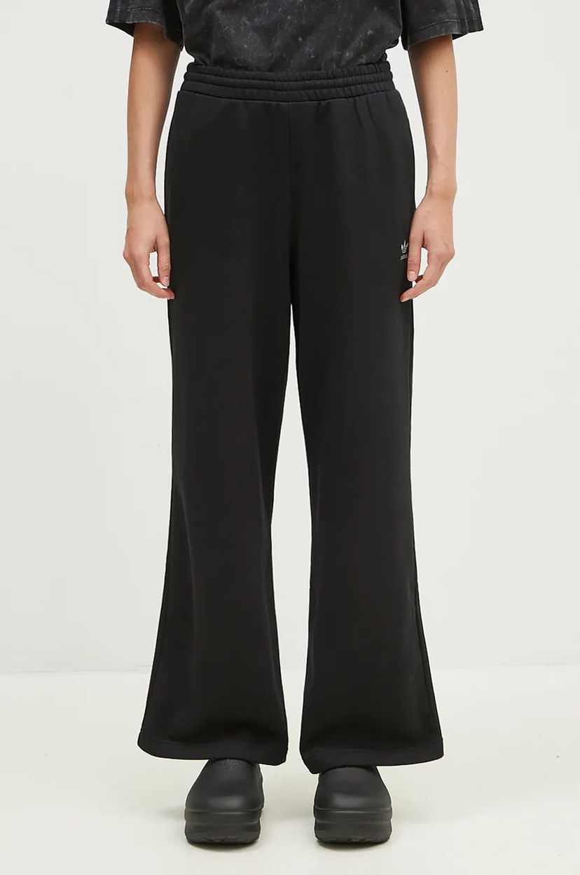 Trenirka adidas Originals Wideleg Fleece Pants Crna | JN3030