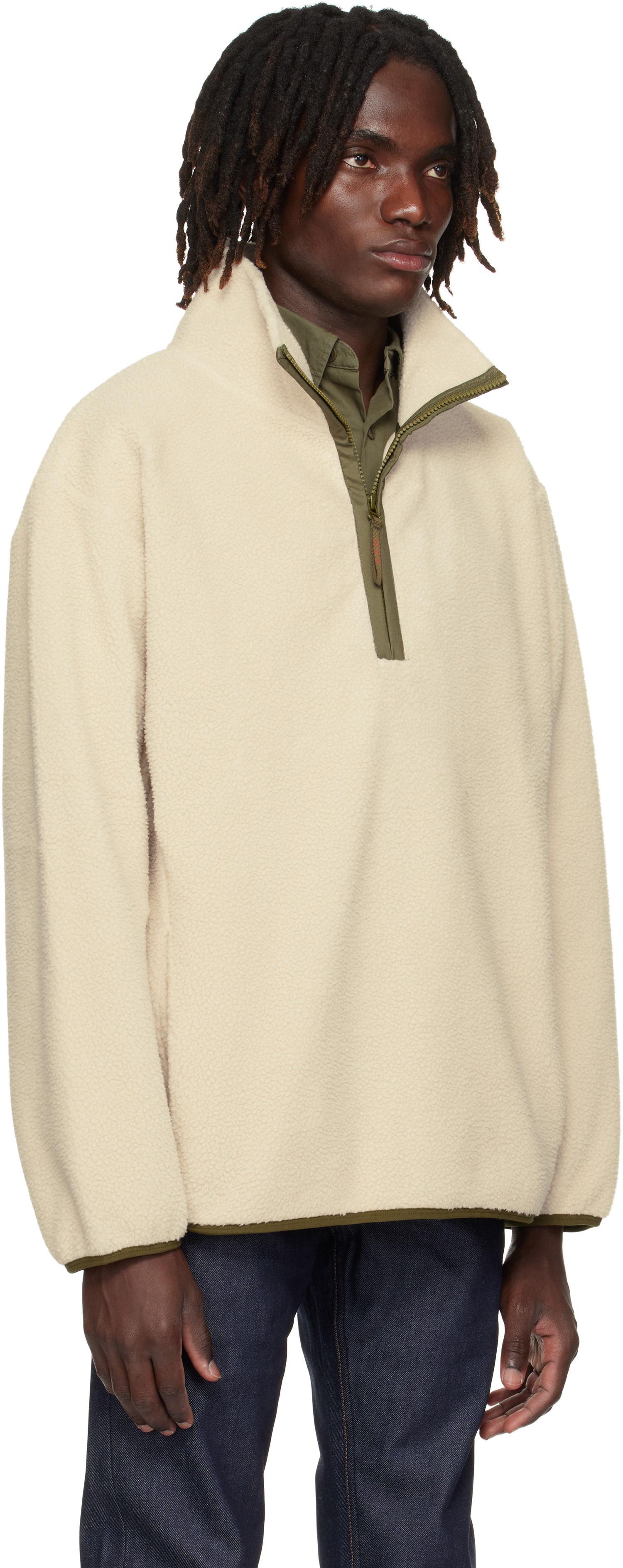 Džemper A.P.C. A.P.C. Willy Fleece Pullover Bež | PSAIF-H27990, 1