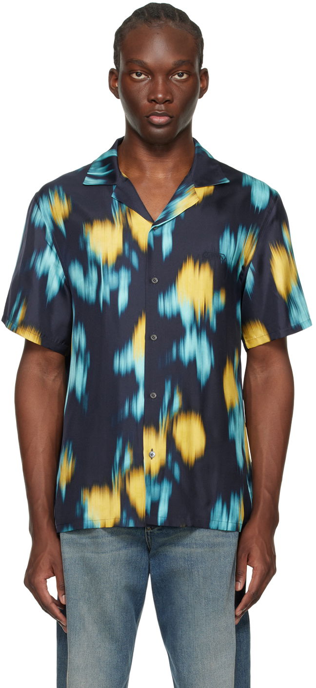 Košulja LANVIN Blurred Floral Shirt Žuta | RM-SI0019-5891-P24