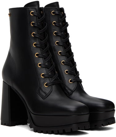 Tenisice i cipele Gianvito Rossi Platform Lace-Up Boots Crna | G73077.70RIC.VGI, 3